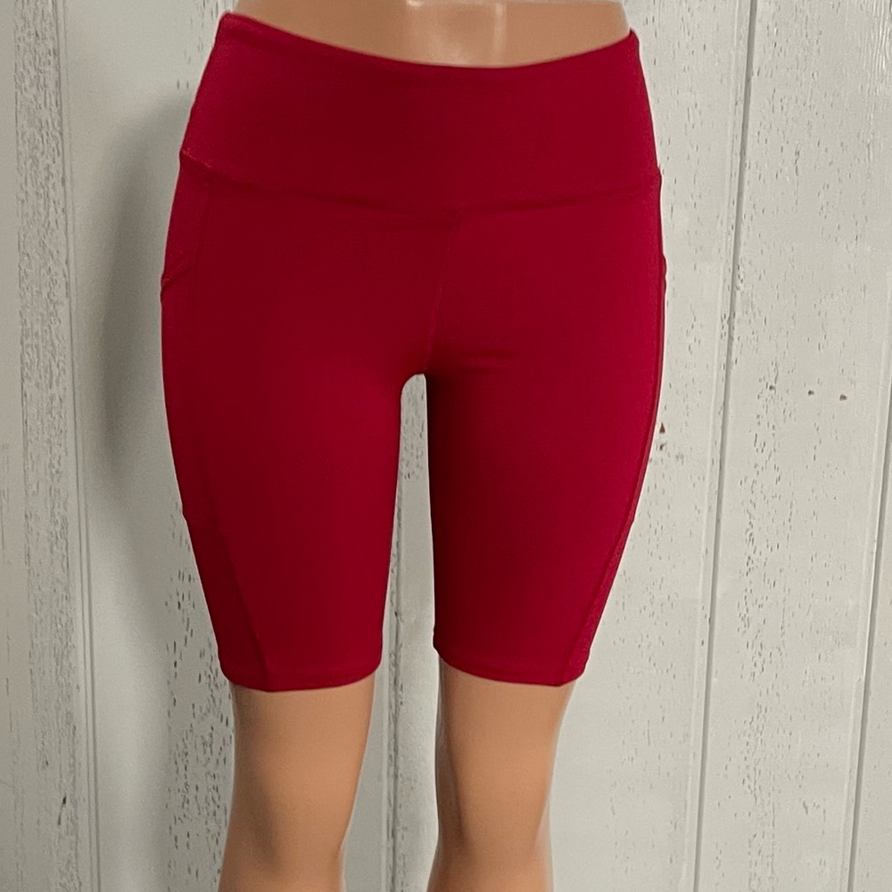NOVA Sports Los Angeles Women's  Red Bike  Shorts Sz M